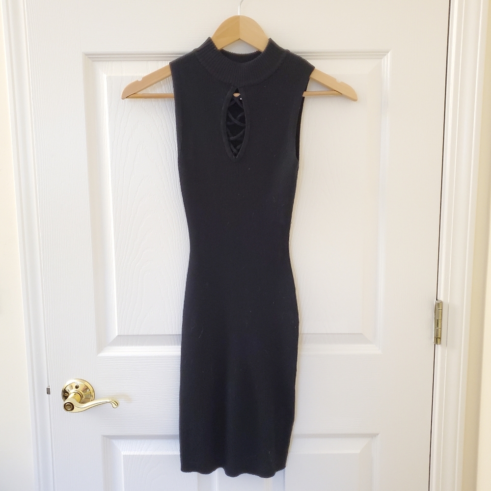 Black Body Con Dress